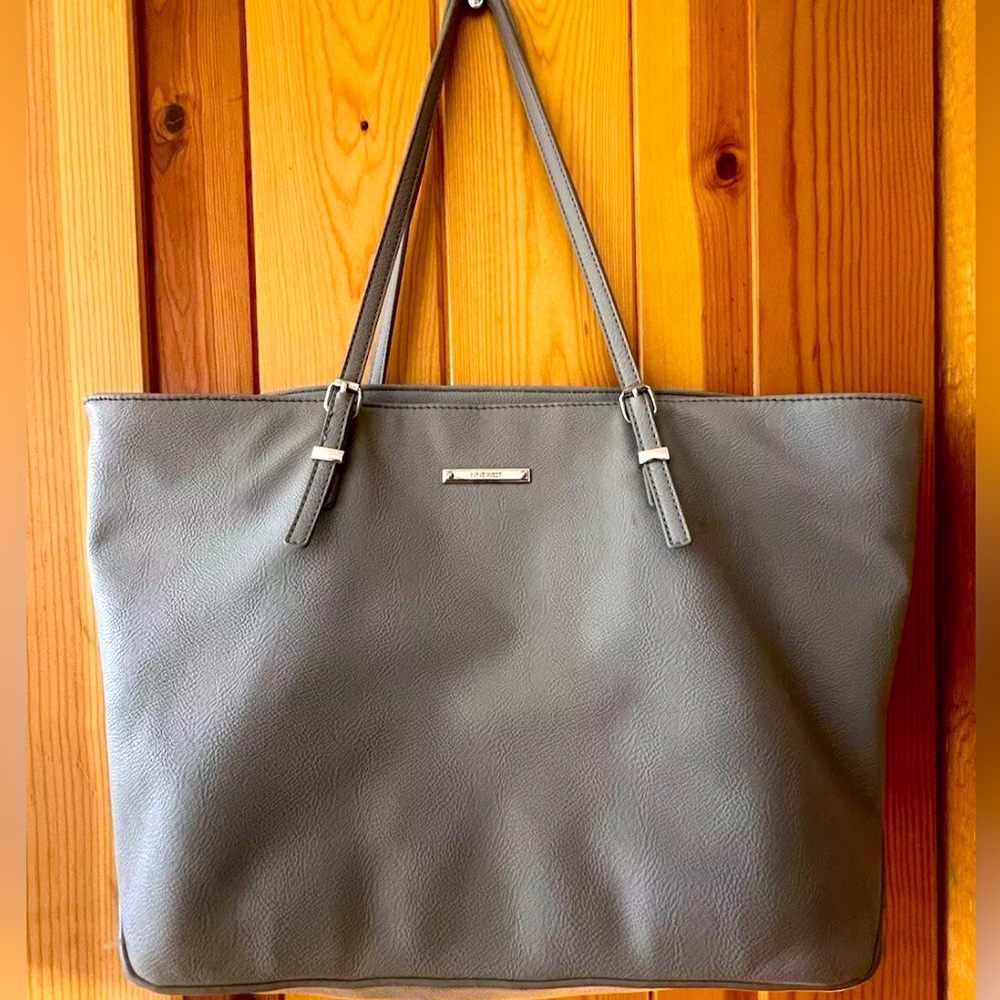 Tote Bag By Nine West Shoulder Purse Handbag Large 18” W X 11 1/2” Tall